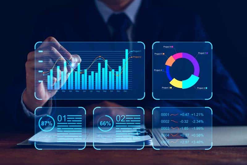 Tableaux de bord Power BI illustrant l’analyse et la visualisation de données pour la formation Power BI
